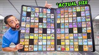 Collect ALL 1000+ Pokémon in ONE Binder Pokemon Card Challenge