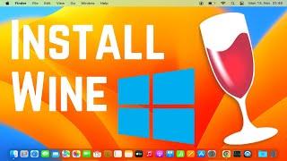 How to Install and Use Wine on MacOS  Run Windows Applications on Mac 2024