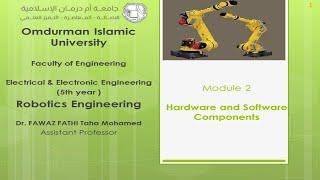 Robotics Engineering  2-2  Hardware and Software Components