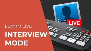 How to livestream a REMOTE GUEST interview with eCamm Live and the ATEM Mini