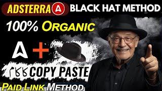 Adsterra Black Hat Earning Trick 2024  Adsterra Earning Method  Earn Online Without investment