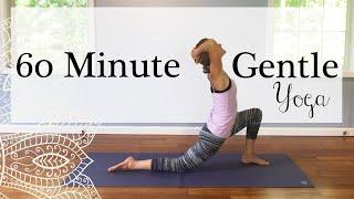 60 MINUTE GENTLE YOGA - full class for all levels great for seniors and beginners