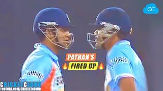 Irfan Pathan Yusuf Pathan Fired Up Together  Pathan Brothers Heroic  INDvSL 2009 