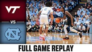 Virginia Tech vs. North Carolina Full Game Replay  2023-24 ACC Mens Basketball