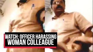 Caught On Camera Government Officer Sexually Harassing Woman Colleague  Arrested  Cobrapost