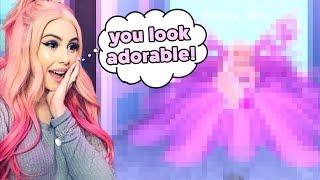 LEAH ASHE GAVE ME A ROBLOX PRINCESS MAKEOVER Royale High Roleplay