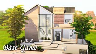 Modern House Base Game  Stop Motion  The Sims 4  No CC