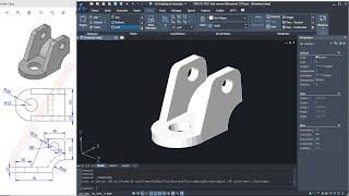 ZWCAD 2022 Basic 3D Modeling Tutorial For Beginner COMPLETE