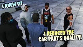 Nino Intentionally Made The Car Parts Quality Bad In Order Too..  NoPixel RP  GTA RP