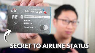 Secret to Airline Status CitiBusiness  AAdvantage Platinum Select Mastercard