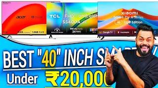 5 Best 40 inch TV Under 20000  Best Smart TV Under 20000 in 2024  Best Smart LED TV 2024