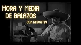 Comedia  HORA Y MEDIA DE BALAZOS   Resortes  Lucy González José Elías Moreno  PELICULA COMPLETA