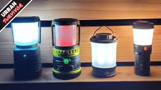 The Best Lanterns Compared Fenix CL30R + Streamlight Super Siege + BLF LT1 + LE Rechargeable