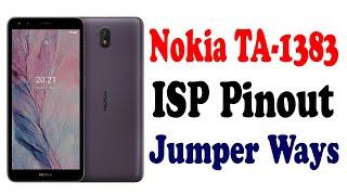 Nokia TA-1383 ISP Pinout Test Point Jumper Way Pattern  FRP Done by ufi Jtag box #GSM_Free_Equipment