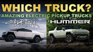 Tesla Cybertruck VS GMC Hummer EV Pickup  WHICH TRUCK?