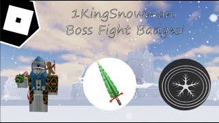 1KingSnowman Boss Fight Rewards  TBBF RP Remixed - Roblox