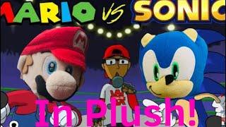 Mario V.S Sonic Beatbox Battle In Plush