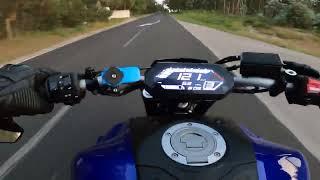 Yamaha MT-07 Akrapovic Sound Ride after work 