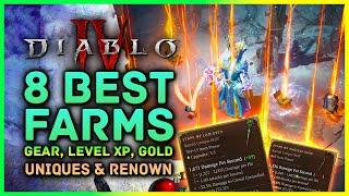 Diablo 4 - 8 Best Ways To Farm Legendary Unique Ancestral Sacred Gear Obols Level XP & Gold