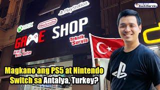 How much is the PS5  Nintendo Switch in Turkey? Antalya Game Shop Tour PSN Turkey