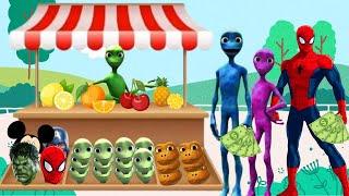 Patila and Dame Tu Cosita is Selling Food  Animation