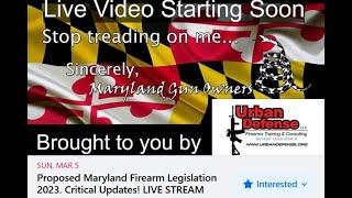 2023 Maryland Legislative Updates - LIVE STREAM Episode 1