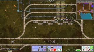 Factorio система автоматических поездов