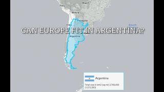 Can Europe fit in Argentina?