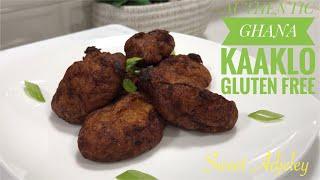 HOW TO MAKE GHANA  KAAKLO  CLACLO  PLANTAIN FRITTERS  GHANA STREET FOOD  GLUTEN FREE