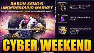 Cyber Weekend 2023 First Look + FREE 6 STAR BARON ZEMO - Marvel Contest Of Champions