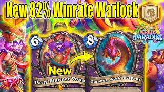 New Warlock Legendary is SO OP Strongest Warlock Deck To Craft At Perils in Paradise  Hearthstone