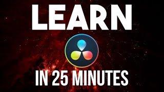 LEARN DAVINCI RESOLVE 14 IN UNDER 30 MINUTES  Tutorial for Beginners