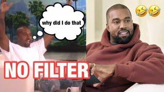 Kanye West having NO FILTER for 2 minutes straight