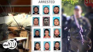 Investigation into gang-related homicide ends in dozens of arrests in Merced County California