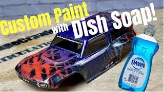 How To Make a Custom RC Body With Dish Soap - DIY Custom Paint Work