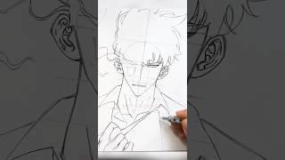 Sung jinwoo drawing - solo leveling #anime #drawing #art #sololeveling #sketch