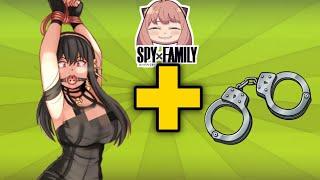 Spy x Family Characters Cuffed Mode  شخصيات spy x family مكبلة بالاغلال