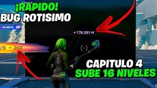 BUG de XP infinita AFK FACIL Bug de EXPERIENCIA Fortnite Capitulo 4 Temp 3  Como SUBIR DE NIVEL