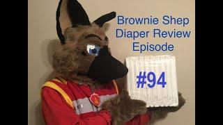 Brownie Shep Diaper Review-Ep 94 Dotty Diaper Company-Playful Pups