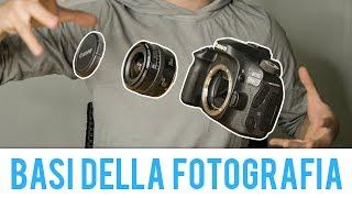 BASI della FOTOGRAFIA in 5 MINUTI  #FotografiaForDummies