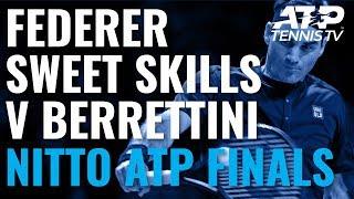 Roger Federer Sweet Skills in Win vs Berrettini  Nitto ATP Finals 2019