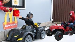 Drive Thru Prank Batman Payback Time for Spiderman CKN