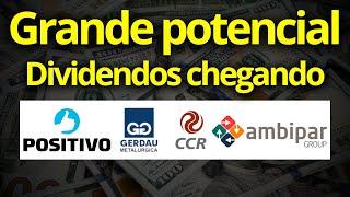 Ibovespa vai RESPIRAR GGBR4 GOAU4 PMI POSI3 comunica CCRO3 payout 50% AÇÕES AMBP3 GRANDE POTENCIAL