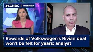 Rewards of Volkswagens Rivian deal wont be felt for years analyst