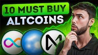 10 Altcoins SO GOOD ID IMMEDIATELY Buy Again If I Started Over