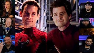 Return of Tobey Maguire  and Andrew Garfield  No Way Home  Reaction Mashup  #spiderman