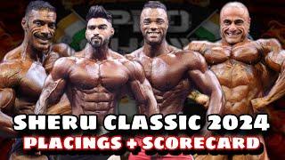 Sheru Classic 2024 Placings & Scorecard  Pro Show