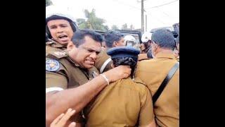 Senior Sri Lankan Police officials harassing female protesters & female Police officers on duty