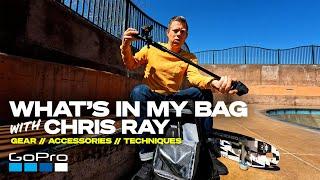 GoPro Whats in My Bag  Professional Skate Filmer Chris Ray