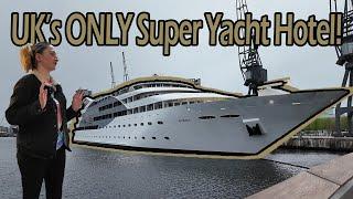 I stayed in a SUPER YACHT hotel Sunborn London